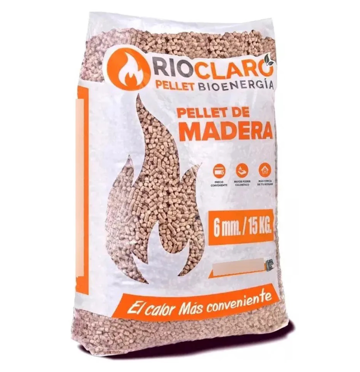 48 Bolsas de Pellet Madera 15 kg
